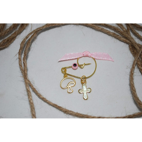 Μαρτυρικό παραμάνα με μανιτάρι χρυσό, ματάκι ροζ