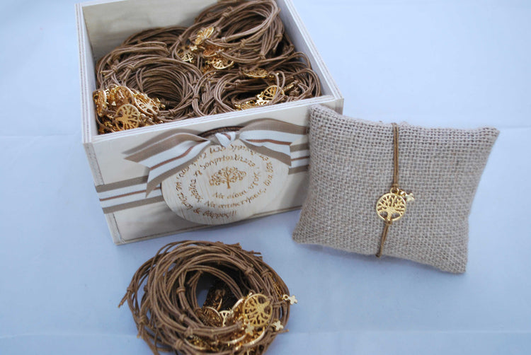 Μαρτυρικό Δέντρο Ζωής με Χρυσό Στοιχείο και Minimal Σταυρό