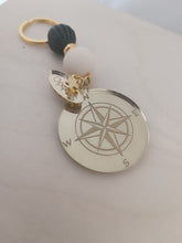 Μαρτυρικό πυξίδα μπρελόκ Plexiglass - επιλογή το όνομα του παιδιού