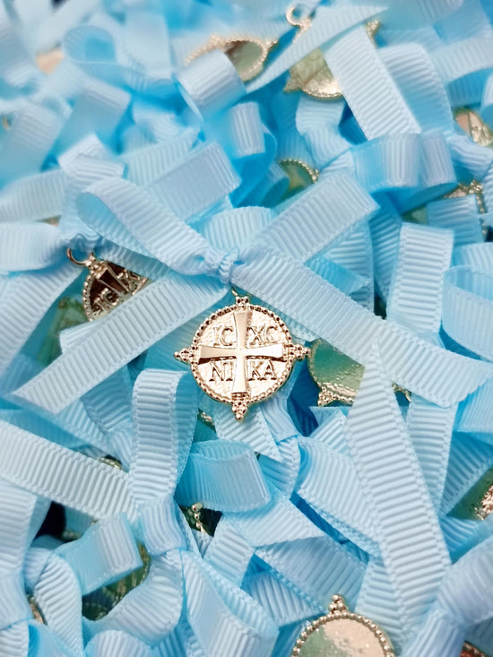 Μαρτυρικό παραμάνα ΑγιοΚωνστάντινο με κορδέλα επιλογής σας