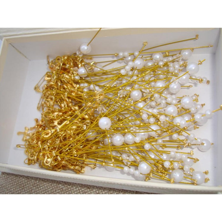 Μαρτυρικό εξαιρετικού σχεδιασμού και ποιότητας με χρυσά στοιχεία και πέρλες.