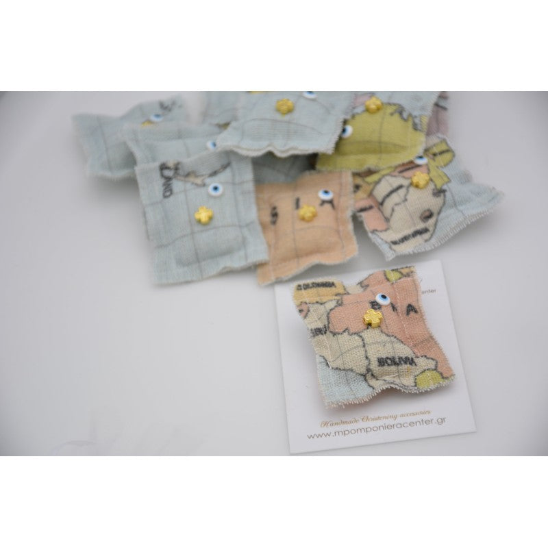 Μαρτυρικό φυλαχτό  χάρτης με εντυπωσιακό σταυρό & ματάκ