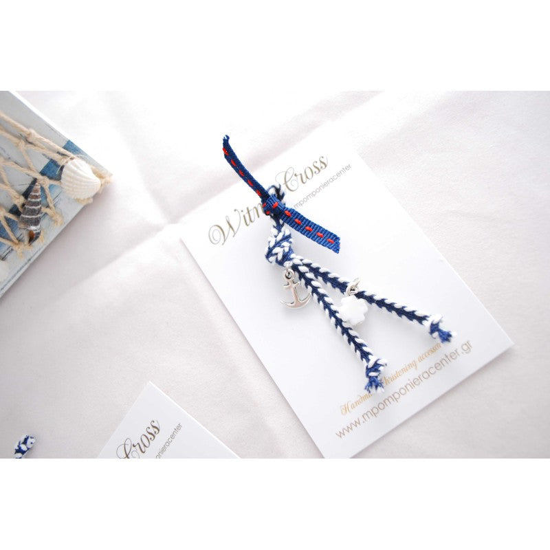 Μαρτυρικό για το μπέτι με άγκυρα & λευκό σταυρό 