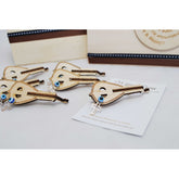 Μαρτυρικό κρητική λύρα 3D με παραμάνα πίσω , μεταλλικό σταυρό και ματάκι