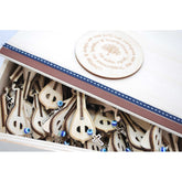 Μαρτυρικό κρητική λύρα 3D με παραμάνα πίσω , μεταλλικό σταυρό και ματάκι
