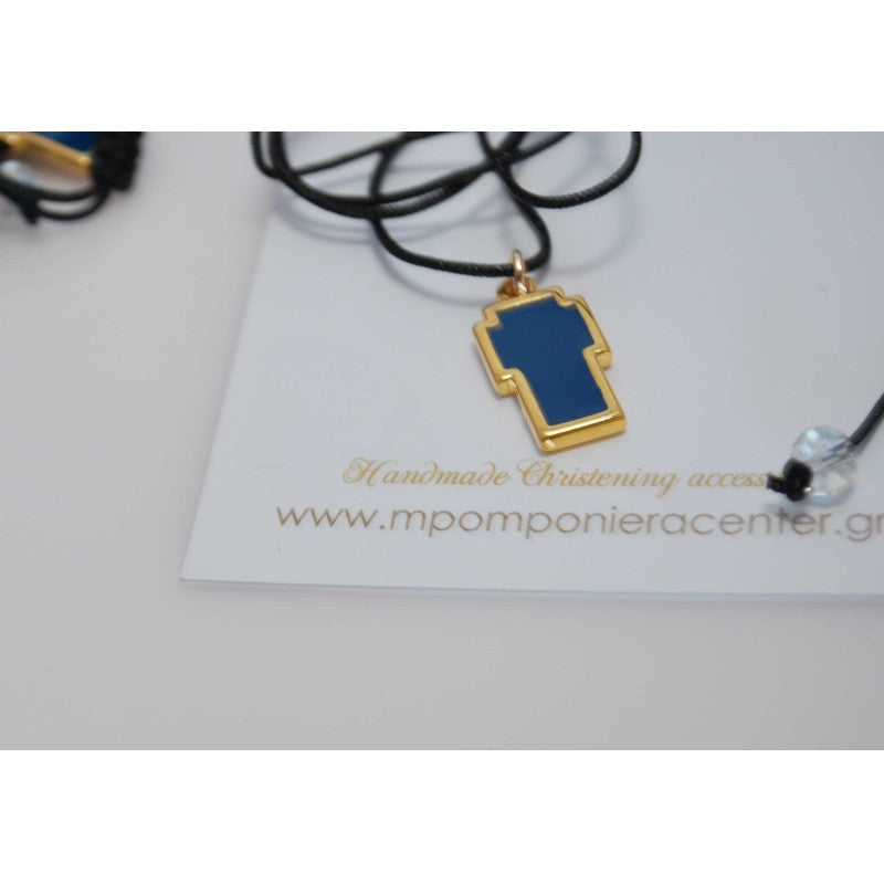 Μαρτυρικό κρεμαστό λαιμού μακραμέ με σταυρό τύπου Gavello