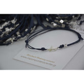 Μαρτυρικό καραβάκι origami ασημί, άκρως καλοκαιρινό βραχιόλι για την βάπτιση