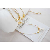 Μαρτυρικό κρεμαστό λαιμού με ιδιαίτερο σταυρό περαστό , κρεμαστή σταγονίτσα & καρδούλα περαστή