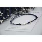 Μαρτυρικό καραβάκι origami ασημί, άκρως καλοκαιρινό βραχιόλι για την βάπτιση