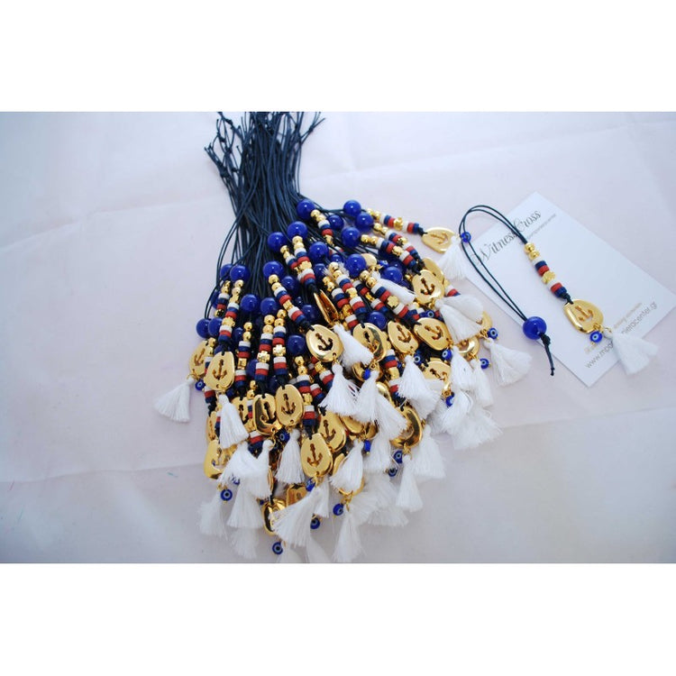 Μαρτυρικό μπεγλέρι σε blue navy αποχρώσεις & άγκυρα