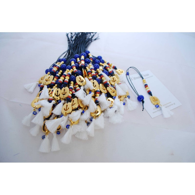 Μαρτυρικό μπεγλέρι σε blue navy αποχρώσεις & άγκυρα