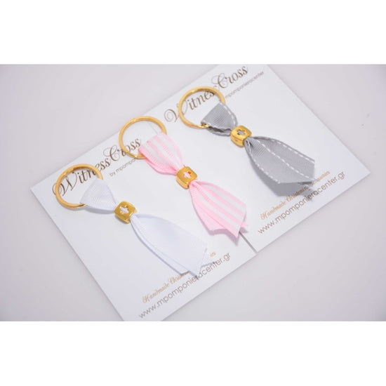 Μαρτυρικό μπρελόκ με ιδιαίτερο σταυρό με κορδέλα επιλογής