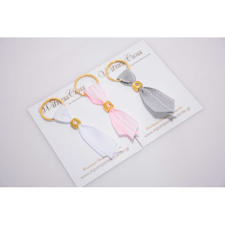 Μαρτυρικό μπρελόκ με ιδιαίτερο σταυρό με κορδέλα επιλογής