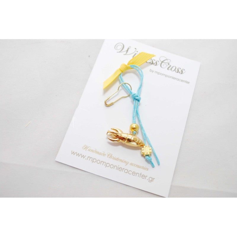 Μαρτυρικό με θέμα διάστημα , διαστημόπλοιο, πύραυλος για το πέτο