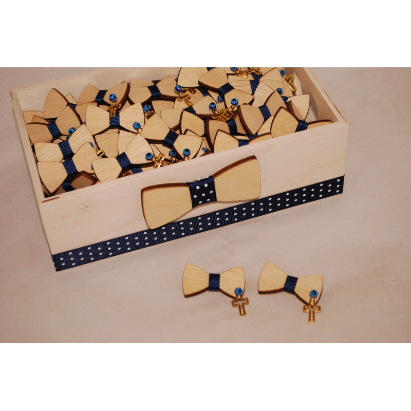 Μαρτυρικό παπιγιόν για το μπέτι με χρώμα της επιλογής σας
με σταυρό χρυσό και ματάκι.