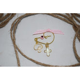 Μαρτυρικό παραμάνα με μανιτάρι χρυσό, ματάκι ροζ