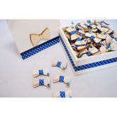 Μαρτυρικό παπιγιόν για το μπέτι με χρώμα της επιλογής σας με σταυρό χρυσό και ματάκι. 