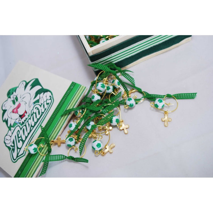 Μαρτυρικό παραμάνα με μπάλα ΠΑΝΑΘΗΝΑΪΚΟΣ σε πράσινο