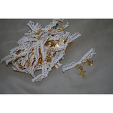 Μαρτυρικό παραμάνα με πουλάκι και δαντέλα