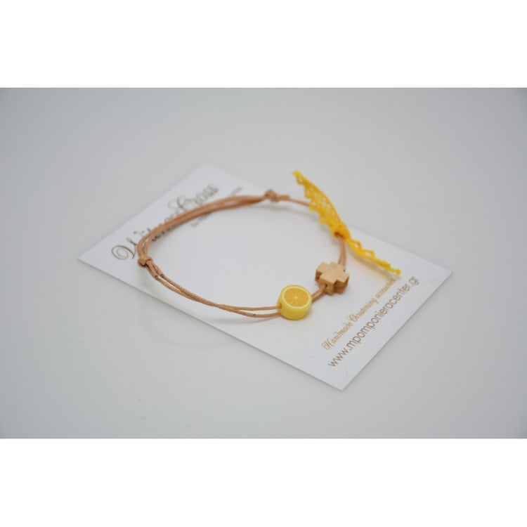 Μαρτυρικό βραχιόλι με λεμόνι σε εκπληκτικό κίτρινο χρώμα έντονο