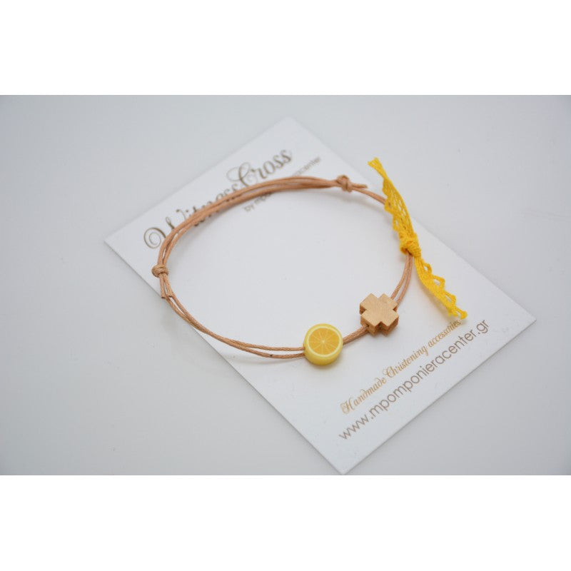 Μαρτυρικό βραχιόλι με λεμόνι σε εκπληκτικό κίτρινο χρώμα έντονο