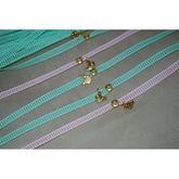 Μαρτυρικό βραχιόλι  με ιδιαίτερο περαστό σταυρό σε χρυσό & πουλάκι