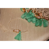 Μαρτυρικό βραχιόλι με ιδιαίτερο σταυρό τύπου Gavello & φουντίτσα επιλογής σας