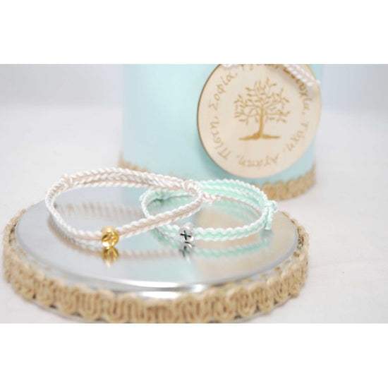 Μαρτυρικό βραχιόλι πολύ ιδιαίτερο , βγαίνει σε ροδί-σάπιο μήλο, μπλέ σκούρο , μπεζ και βεραμάν