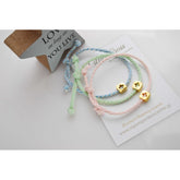 Μαρτυρικό βραχιόλι με ιδιαίτερο περαστό σταυρό σε τρείς αποχρώσεις