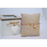 Μαρτυρικό βραχιόλι με φλαμίνγκο και σταυρό μεταλλικό